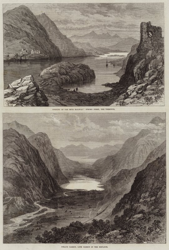 Åbning af Skye Railway af Samuel Read