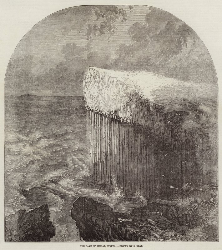 The Cave of Fingal, Staffa af Samuel Read