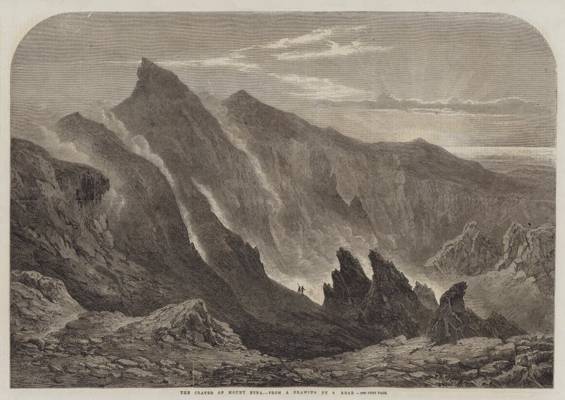 Etnas krater af Samuel Read