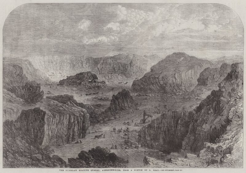 Rubislaw Granit Quarry, Aberdeenshire af Samuel Read