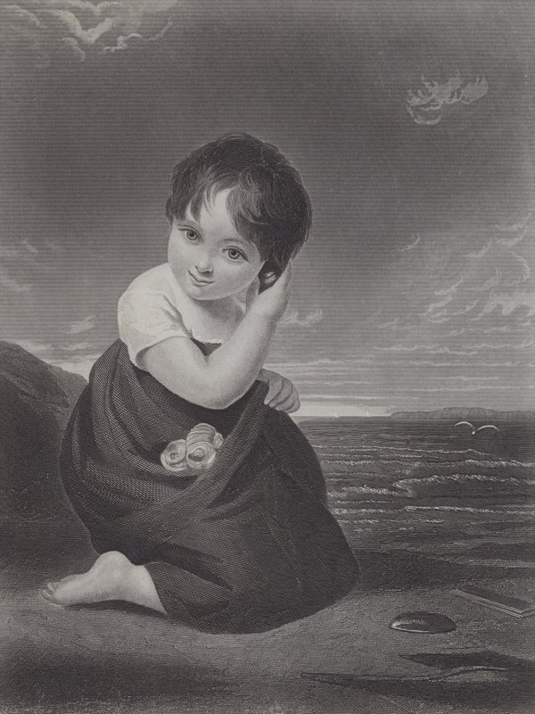 Et budskab fra havet (gravering) af Samuel Cousins