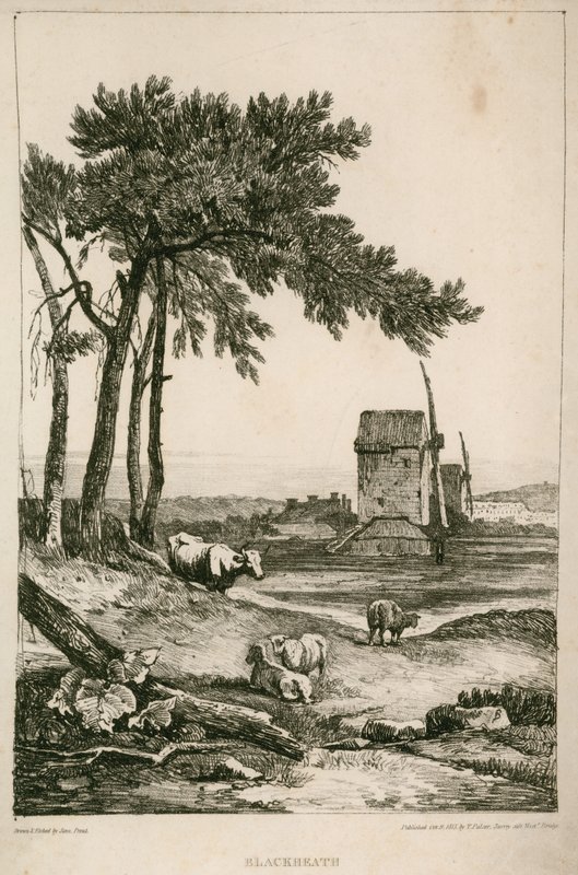 Blackheath, London af Samuel Prout