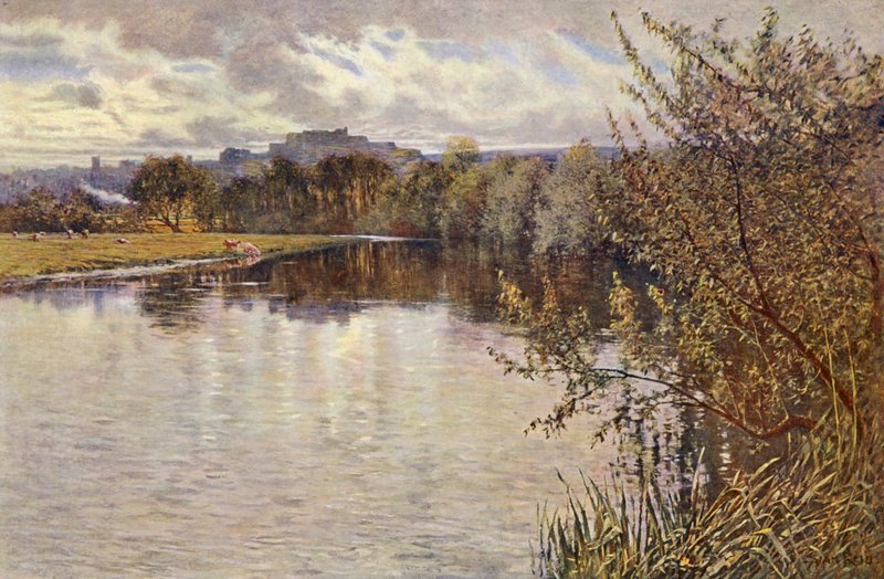 Stirling Castle (farvelitografi) af Samuel Reid