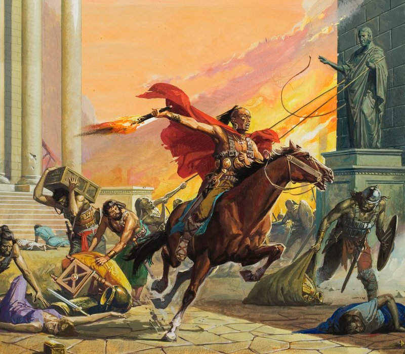 Barbarerne ved porten af Severino Baraldi