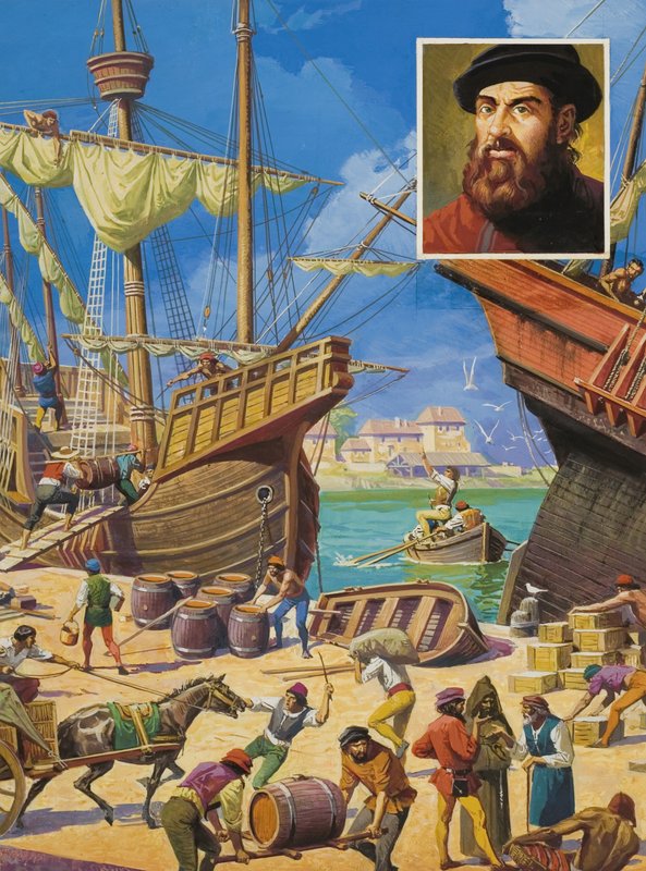 Ferdinand Magellan af Severino Baraldi