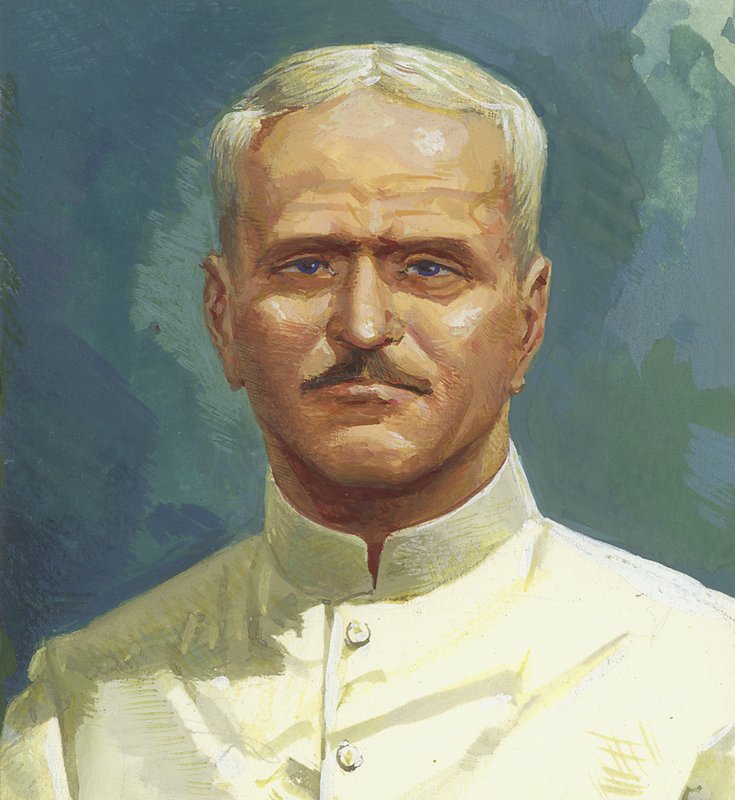 George Washington Goethals (gouache på papir) af Severino Baraldi