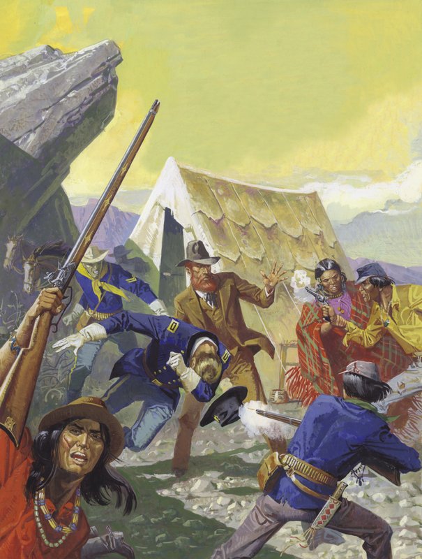 Modoc-indianerne af Severino Baraldi