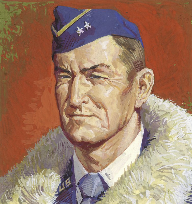 Den spanske borgerkrig (gouache på papir) af Severino Baraldi