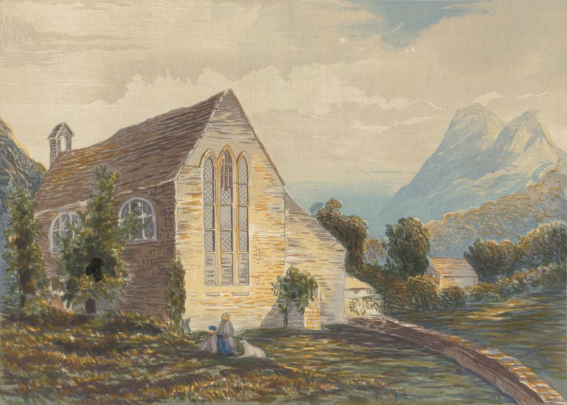 St Mary, Beddgelert, Carnarvonshire af Sidney Corner