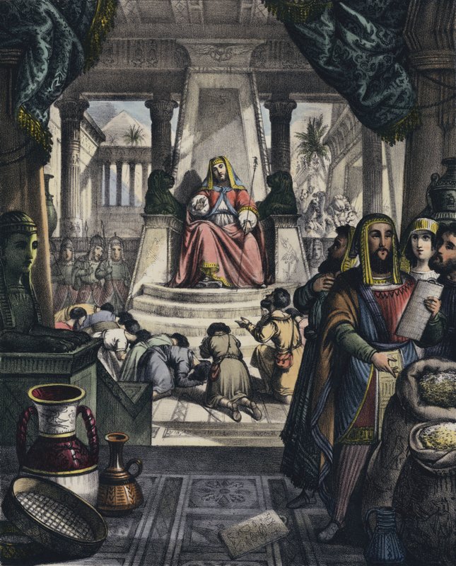 Joseph modtager sine brødres hyldest af Siegfried Detler Bendixen