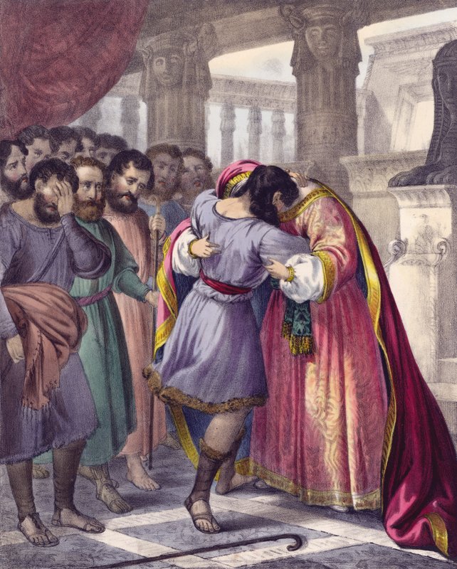 Josephs tilgivelse af sine brødre af Siegfried Detler Bendixen