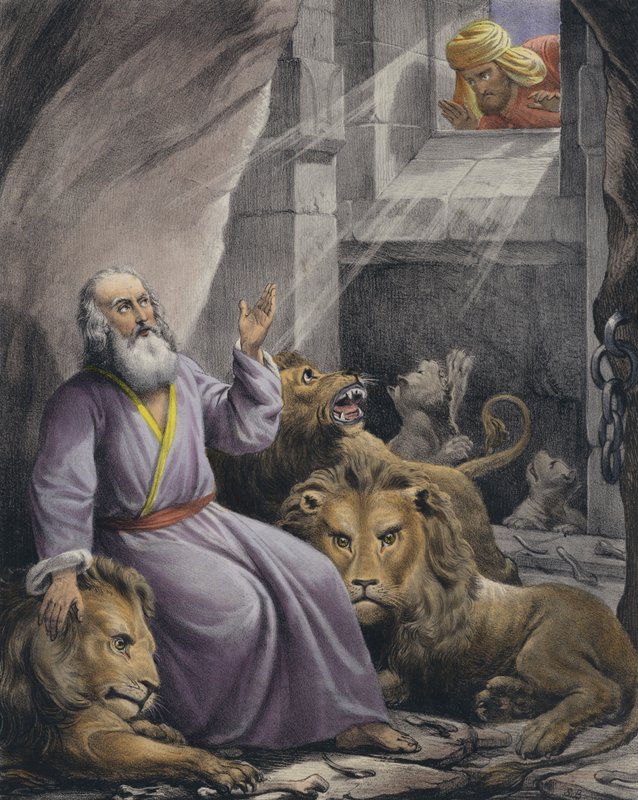 Daniel i løvehulen af Siegfried Detler Bendixen