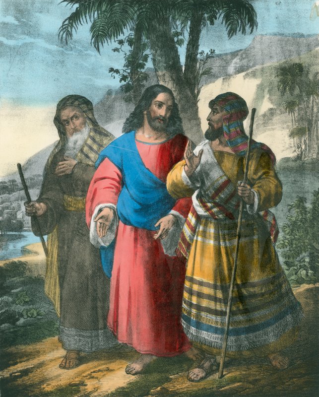 Rejsen til Emmaus af Siegfried Detler Bendixen
