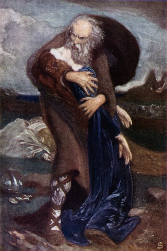 Kong Lear af Solomon Joseph Solomon