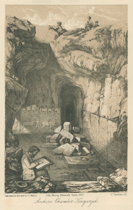 Arkivkammer, Kouyunjik af Solomon Caesar Malan