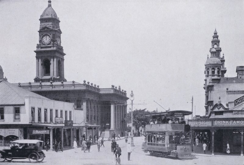 Gardiner Street, Durban (s/h-billede) af South African Photographer