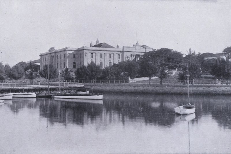 Law Courts, Esplanade, Durban (s/h-billede) af South African Photographer