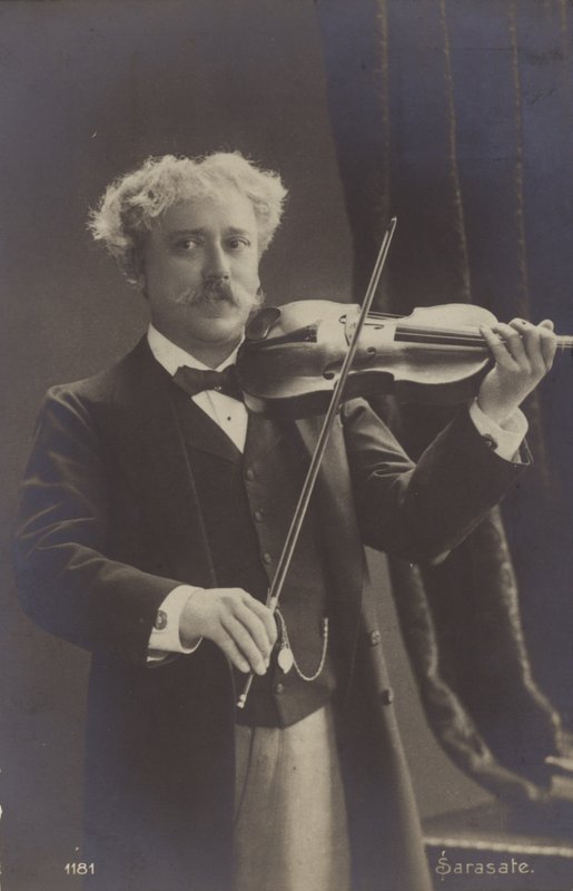 Portræt af Pablo de Sarasate af Spanish Photographer