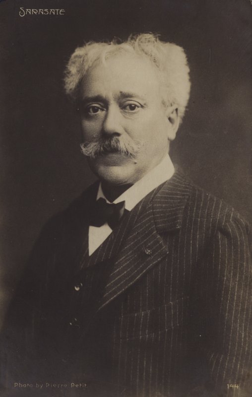 Portræt af Pablo de Sarasate af Spanish Photographer