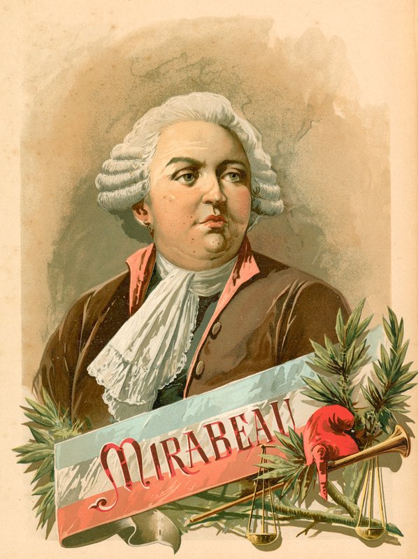 Ære Gabriel Riqueti, greve af Mirabeau af Spanish School