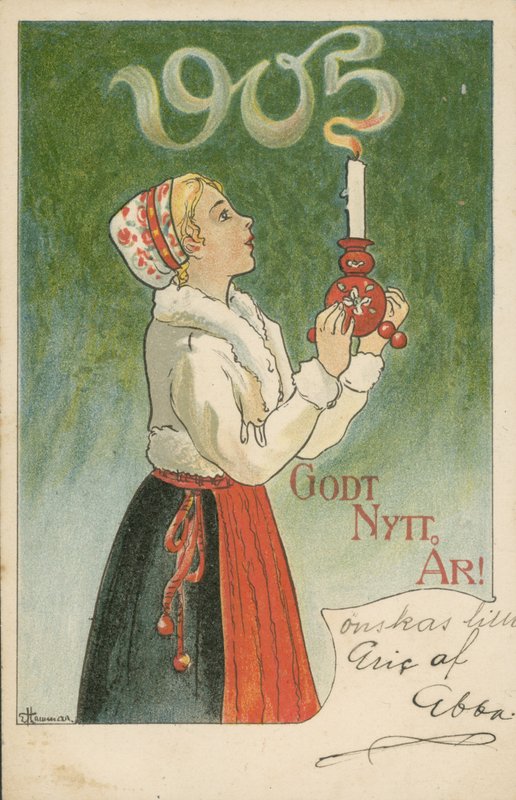 Godt nytår, 1905 af Swedish School