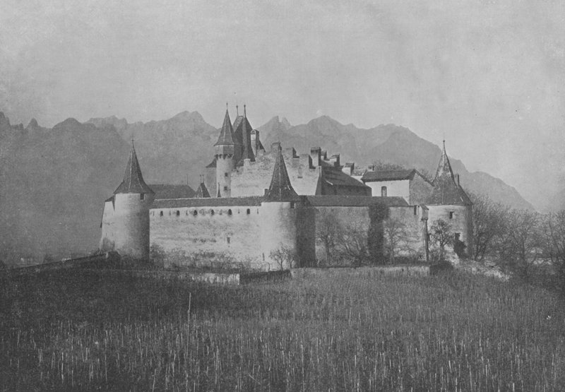 Eagle, The Chateau (s/h foto) af Swiss Photographer