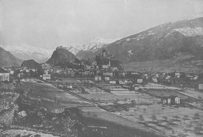 Zion, generel visning (s/h foto) af Swiss Photographer