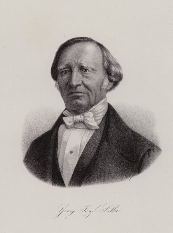 Georg Joseph Sidler, schweizisk politiker (gravering) af Swiss School