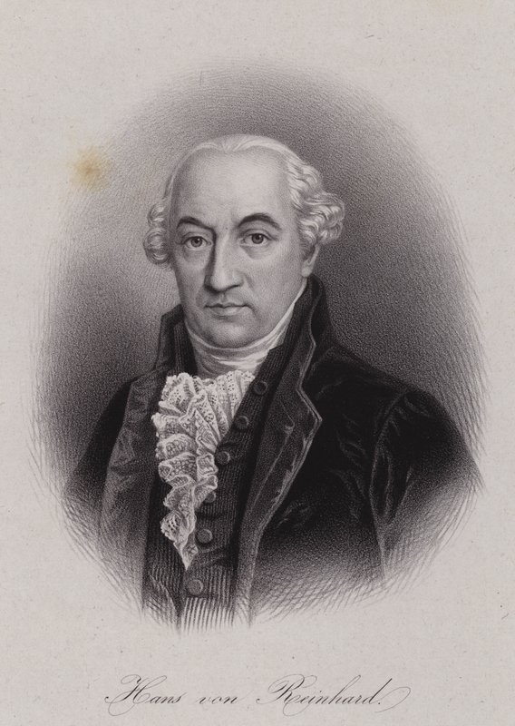 Hans von Reinhard, schweizisk politiker (gravering) af Swiss School