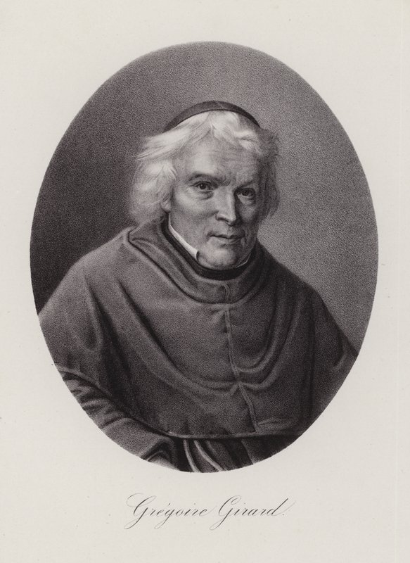 Jean-Baptiste Girard, schweizisk franciskanerunderviser (gravering) af Swiss School