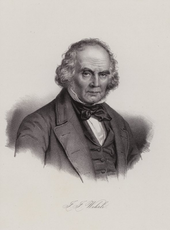 Johann Jakob Wehrli, schweizisk underviser (gravering) af Swiss School