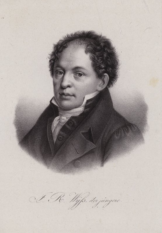 Johann Rudolf Wyss, schweizisk forfatter (gravering) af Swiss School