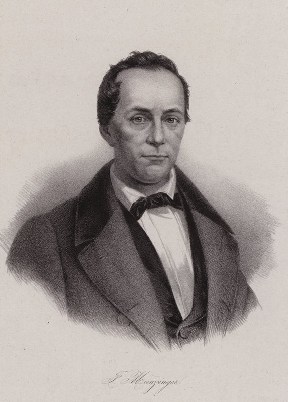 Josef Munzinger, schweizisk politiker (gravering) af Swiss School