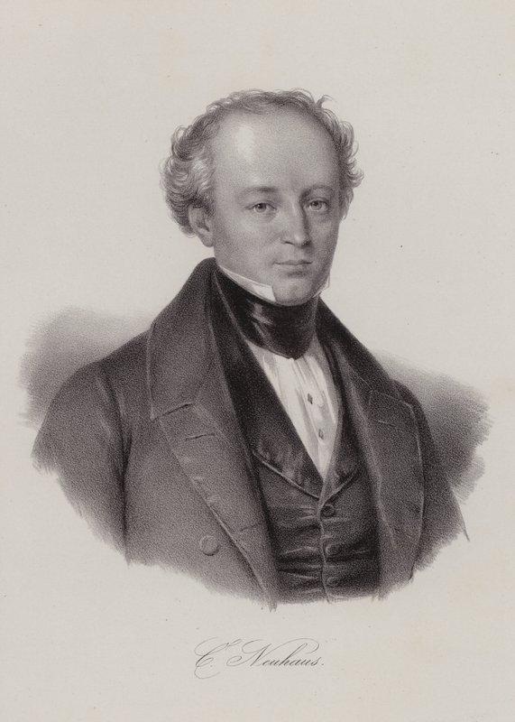 Karl Neuhaus, schweizisk politiker (gravering) af Swiss School