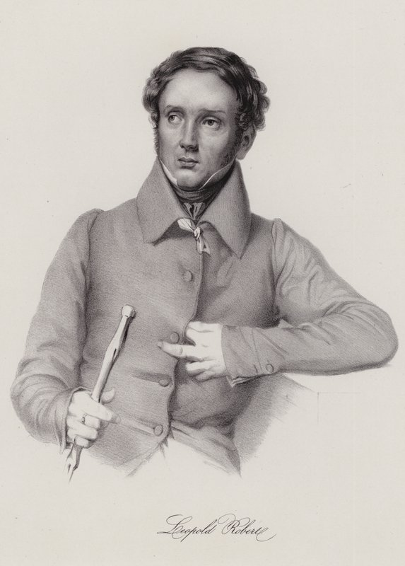Louis Leopold Robert, schweizisk maler (gravering) af Swiss School