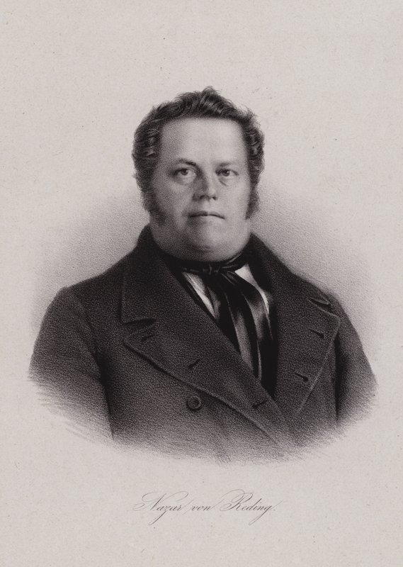 Nazar von Reding, schweizisk politiker (gravering) af Swiss School