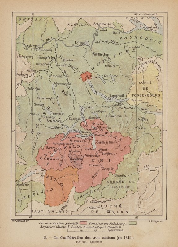 Det gamle schweiziske forbund af Swiss School