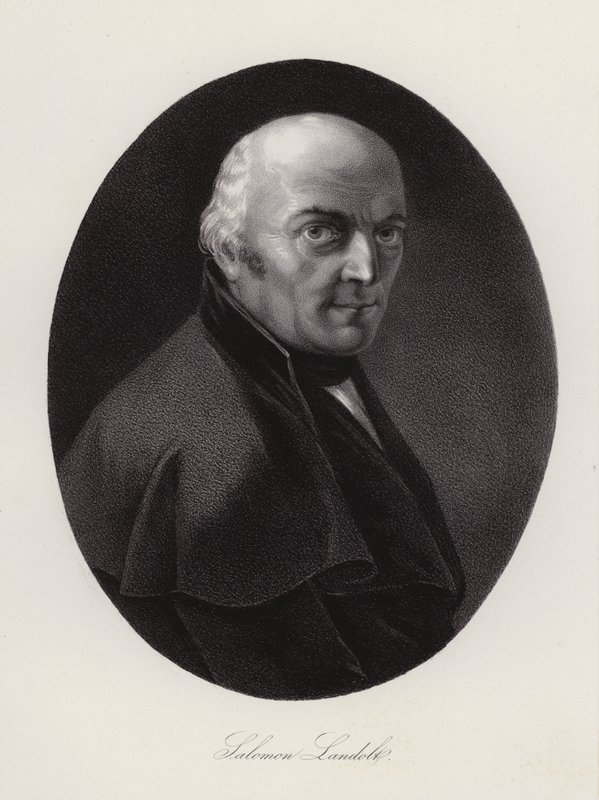Salomon Landolt, schweizisk politiker (gravering) af Swiss School