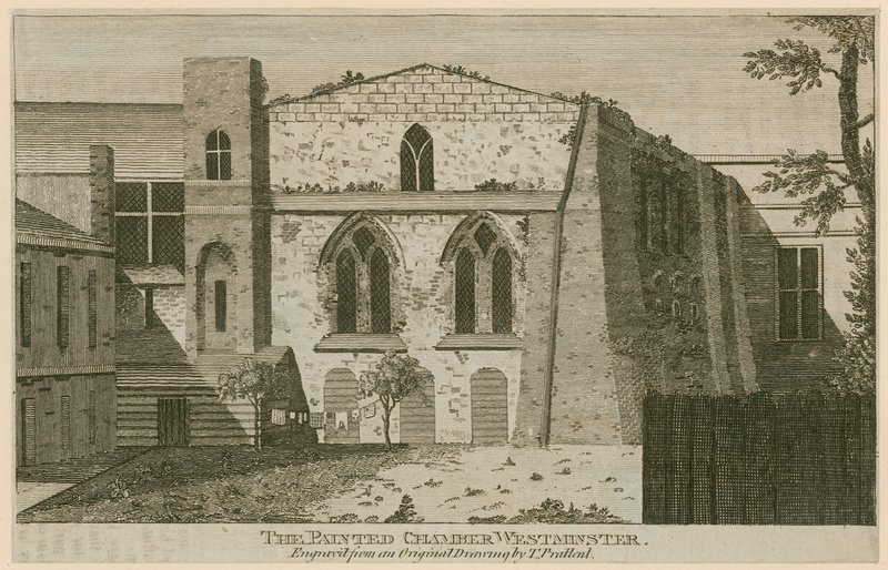 Det malede kammer, Westminster Palace, London af T. Prattent