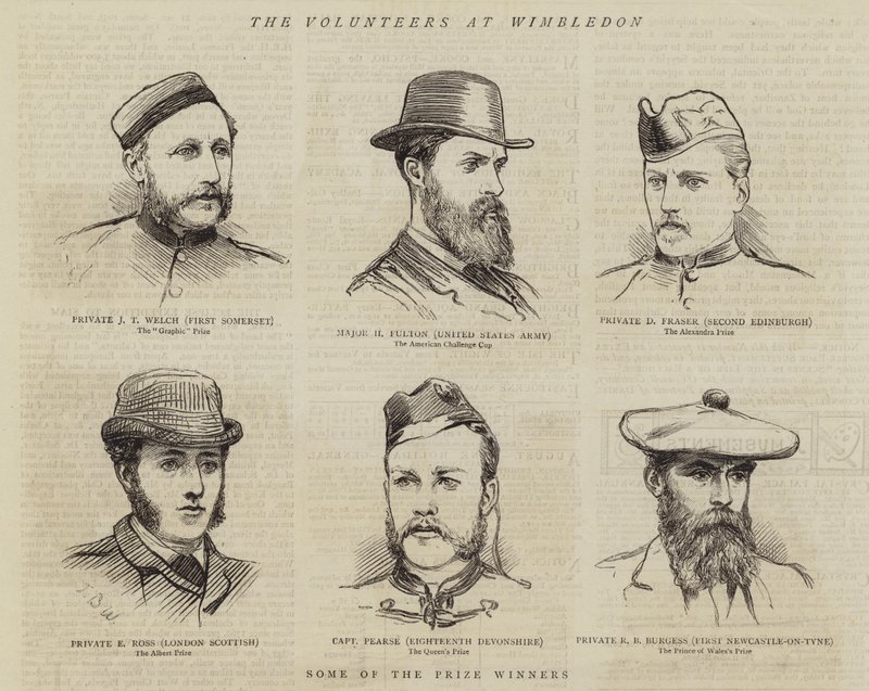 De frivillige i Wimbledon af Theodore Blake Wirgman