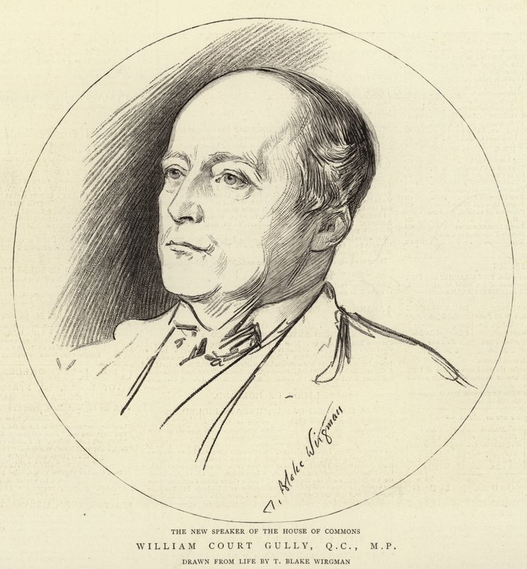 William Court Gully, QC, MP af Theodore Blake Wirgman