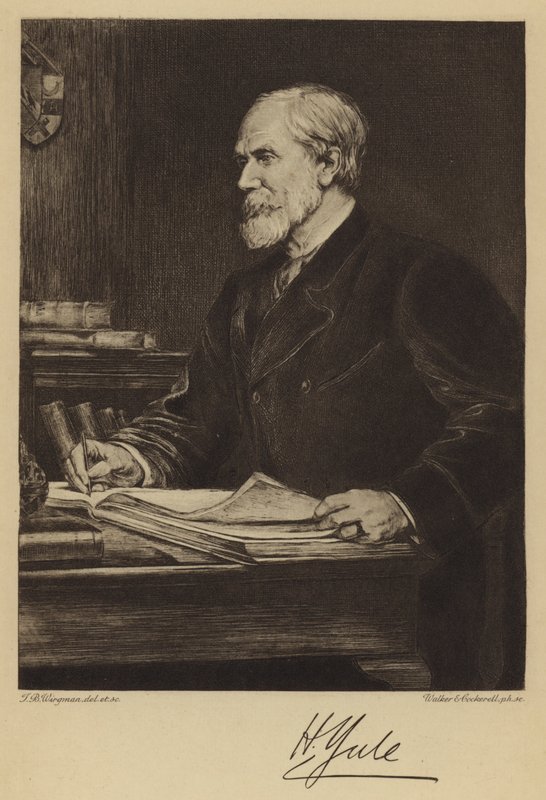 Sir Henry Yule (ætsning) af Theodore Blake (after) Wirgman