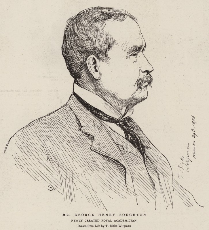 George Henry Boughton af Theodore Blake Wirgman