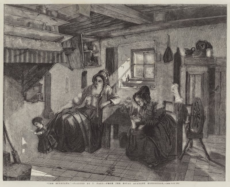 Solstrålerne af Thomas Faed