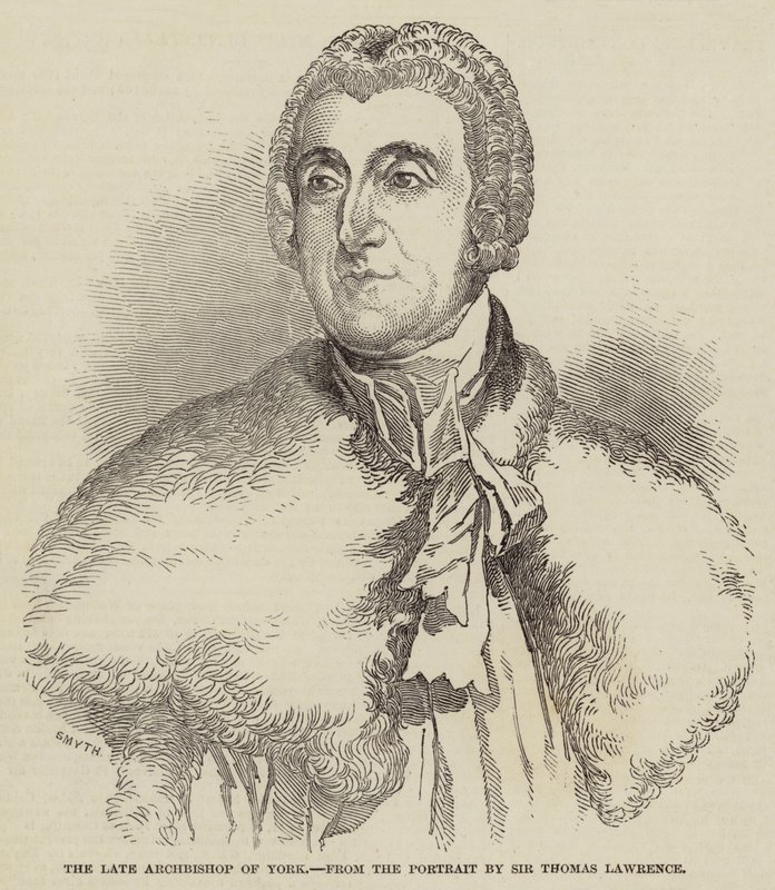 Den afdøde ærkebiskop af York af Thomas Lawrence