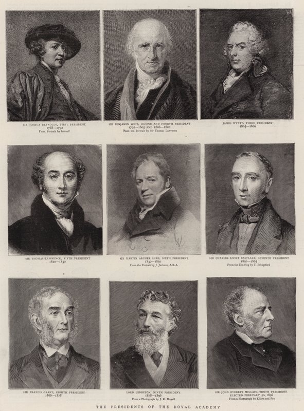 Præsidenterne for Det Kongelige Akademi af Thomas Lawrence