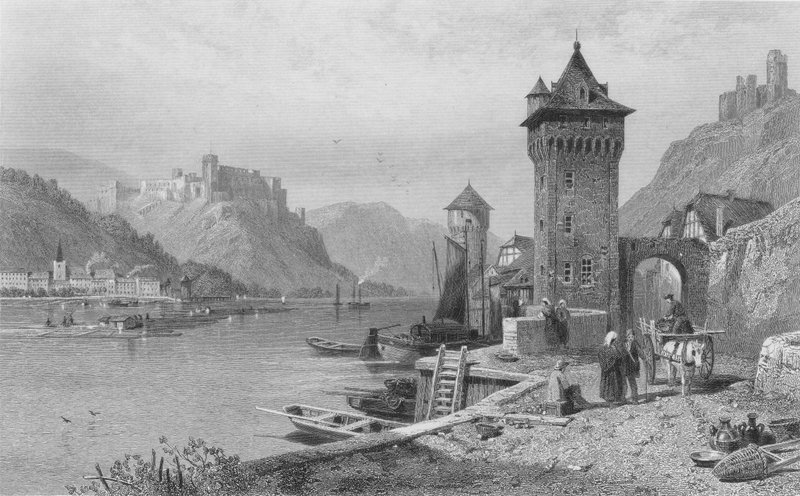 St Goar af Thomas Leeson the Elder Rowbotham