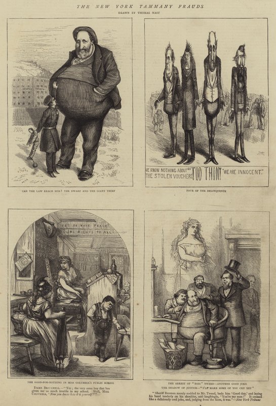 The New York Tammany Frauds af Thomas Nast