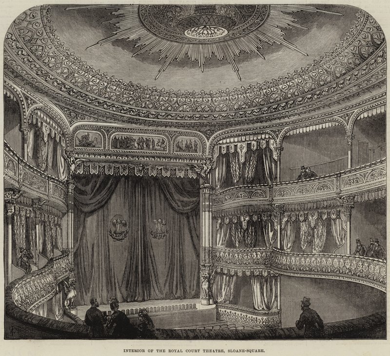 Interiør af Royal Court Theatre, Sloane-Square af Thomas W. Wood