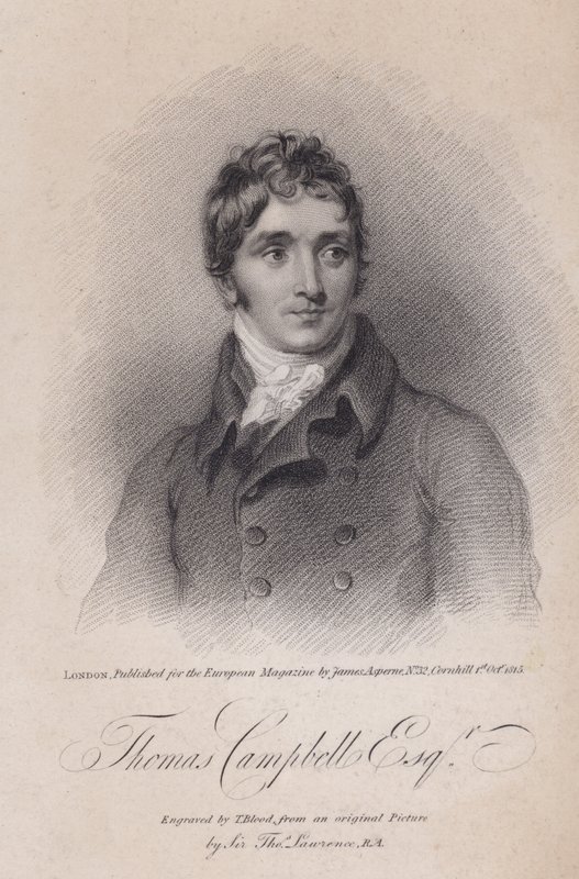 Thomas Campbell, skotsk digter af Thomas (after) Lawrence